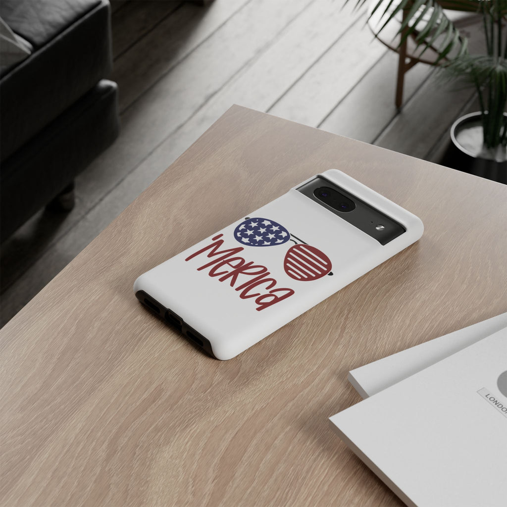 Merica Sunglasses Phone Case | American Flag Aviator Patriotic