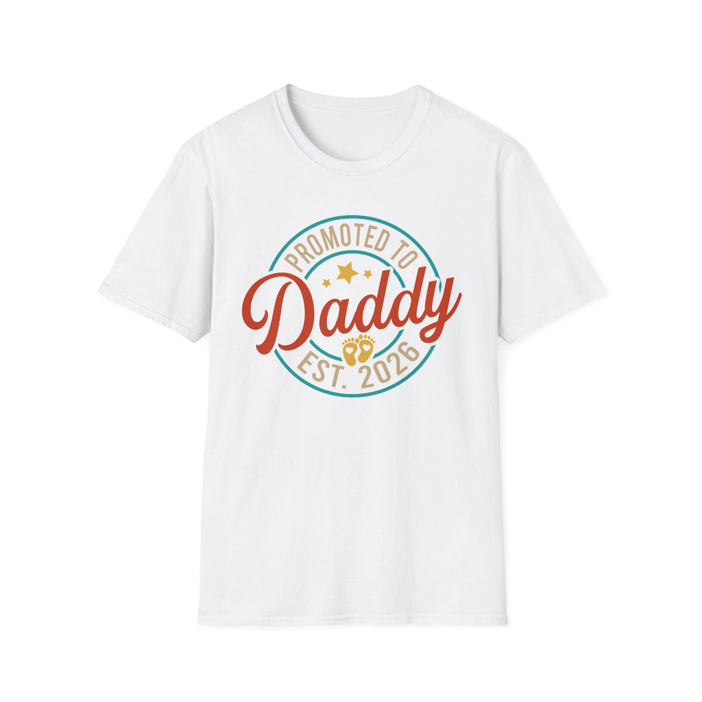 Promoted to Daddy T-Shirt | Baby Announcement Dad Shirt