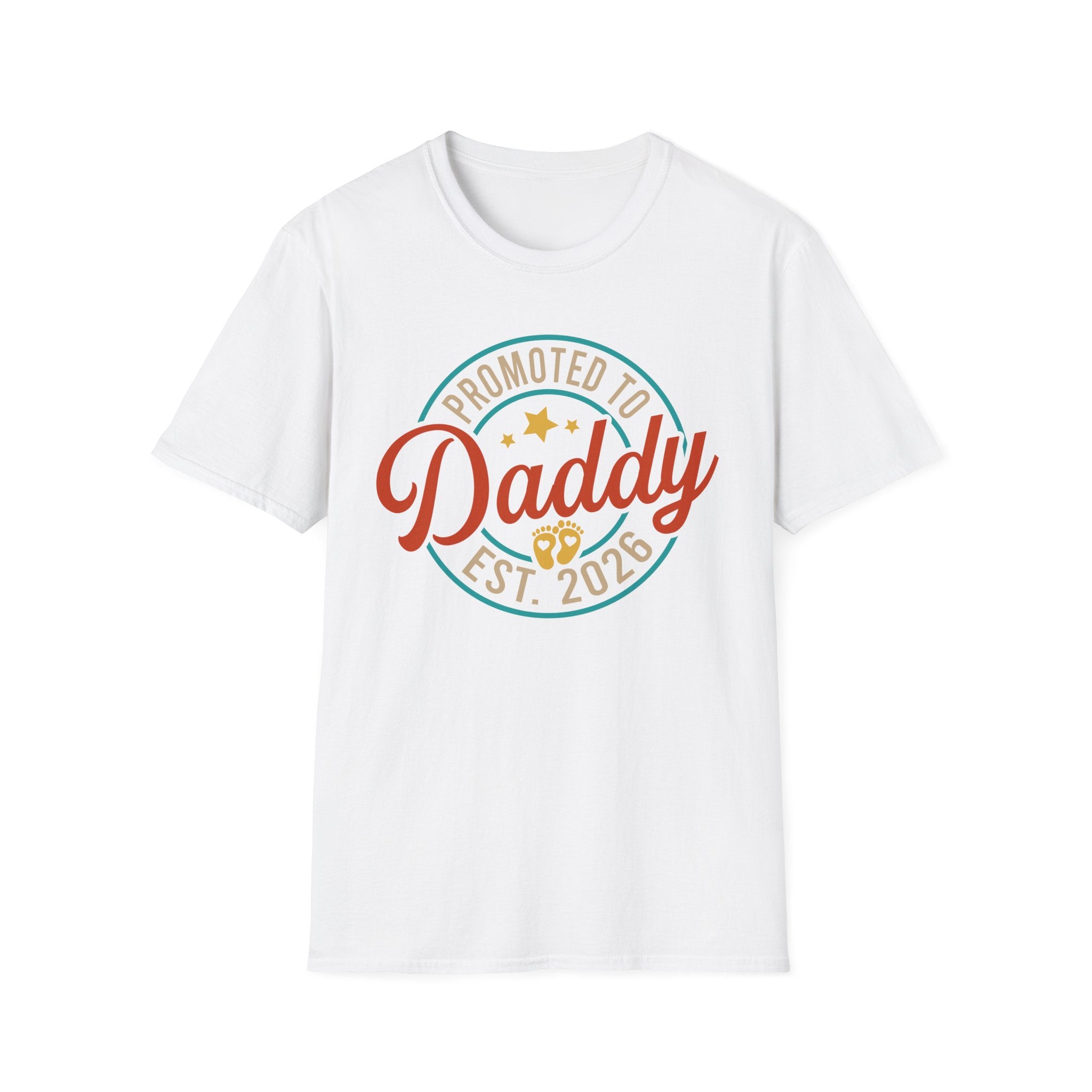 Promoted to Daddy T-Shirt | Baby Announcement Dad Shirt