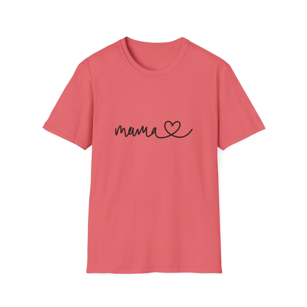 Mama Script Heart T-Shirt