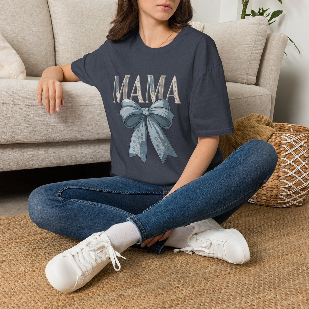 Mama with Blue Ribbon T-Shirt