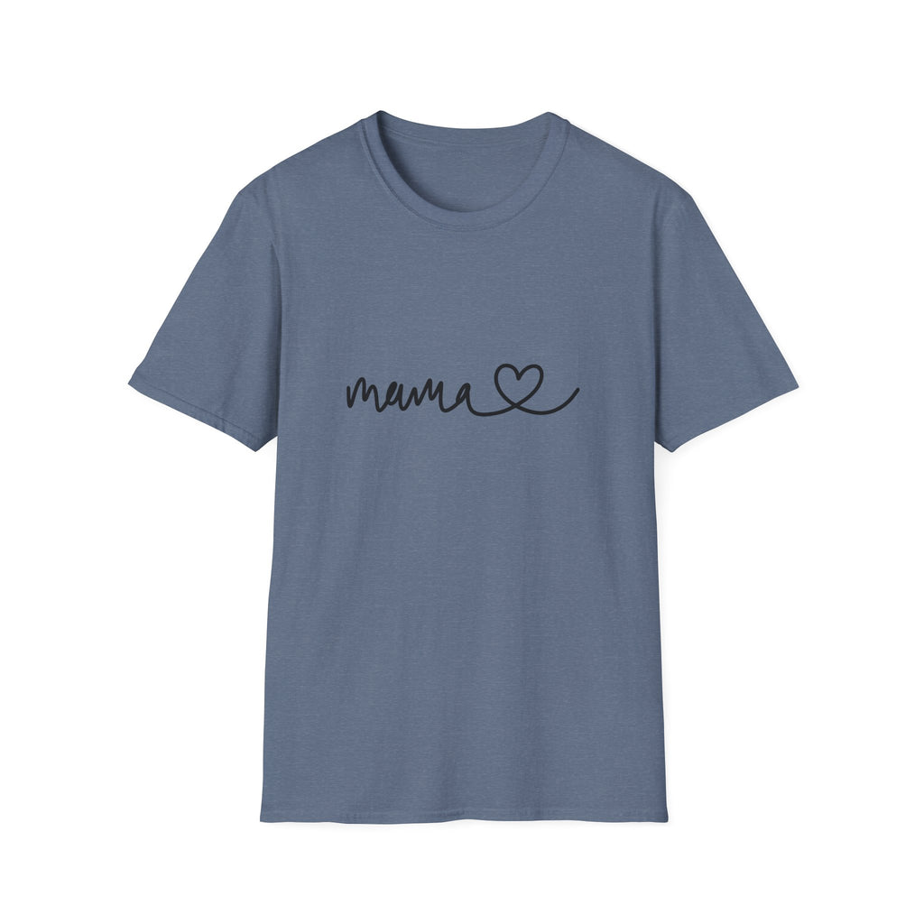 Mama Script Heart T-Shirt