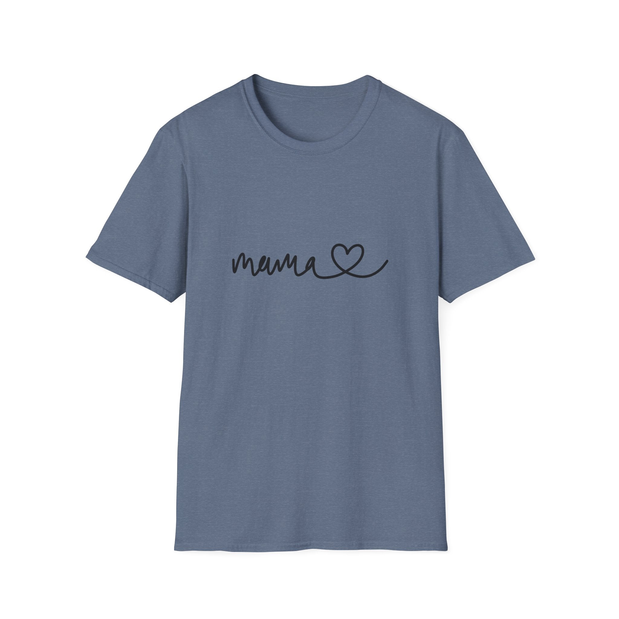 Mama Script Heart T-Shirt