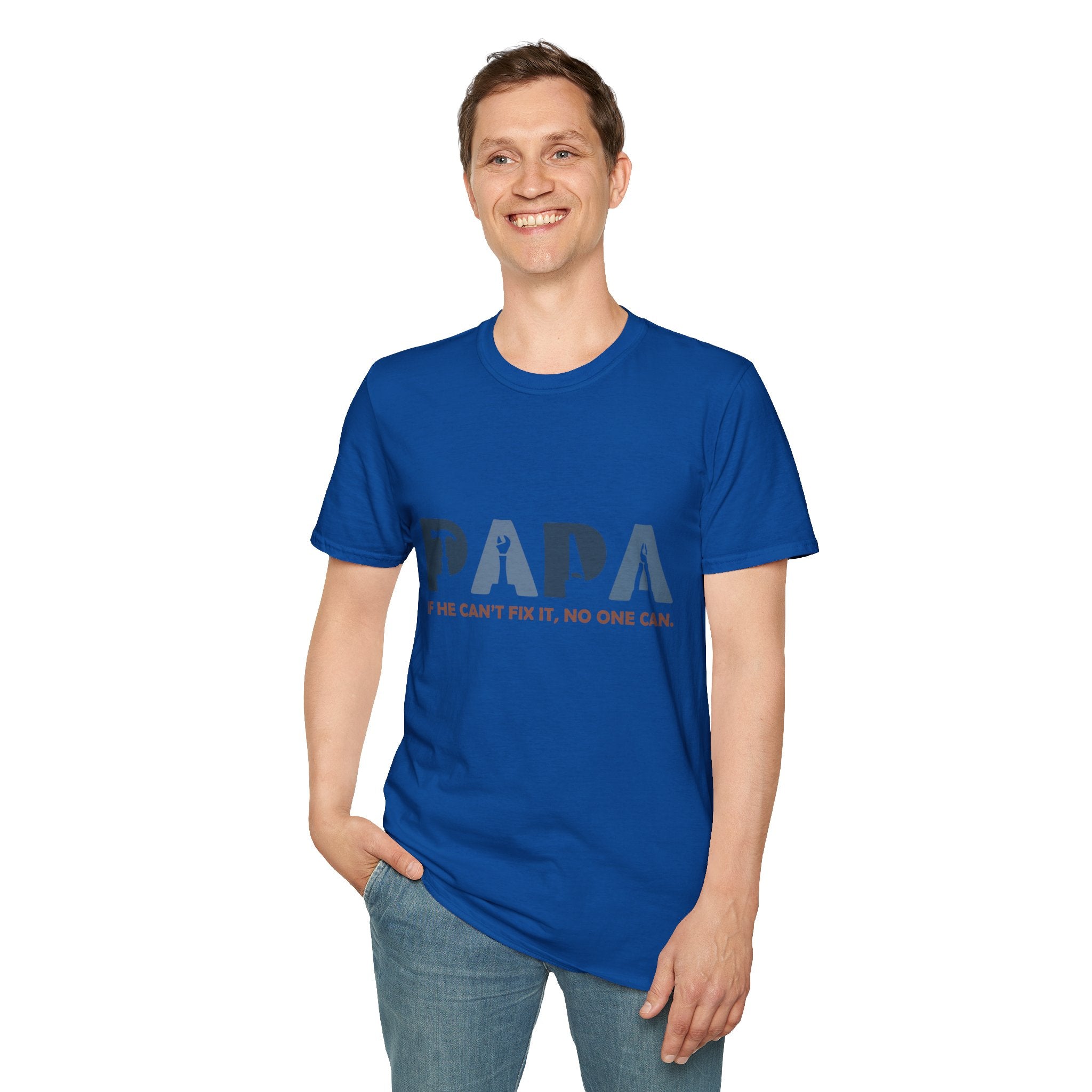 PAPA tool silhouette shirt | If he can't fix it, no one can T-Shirt