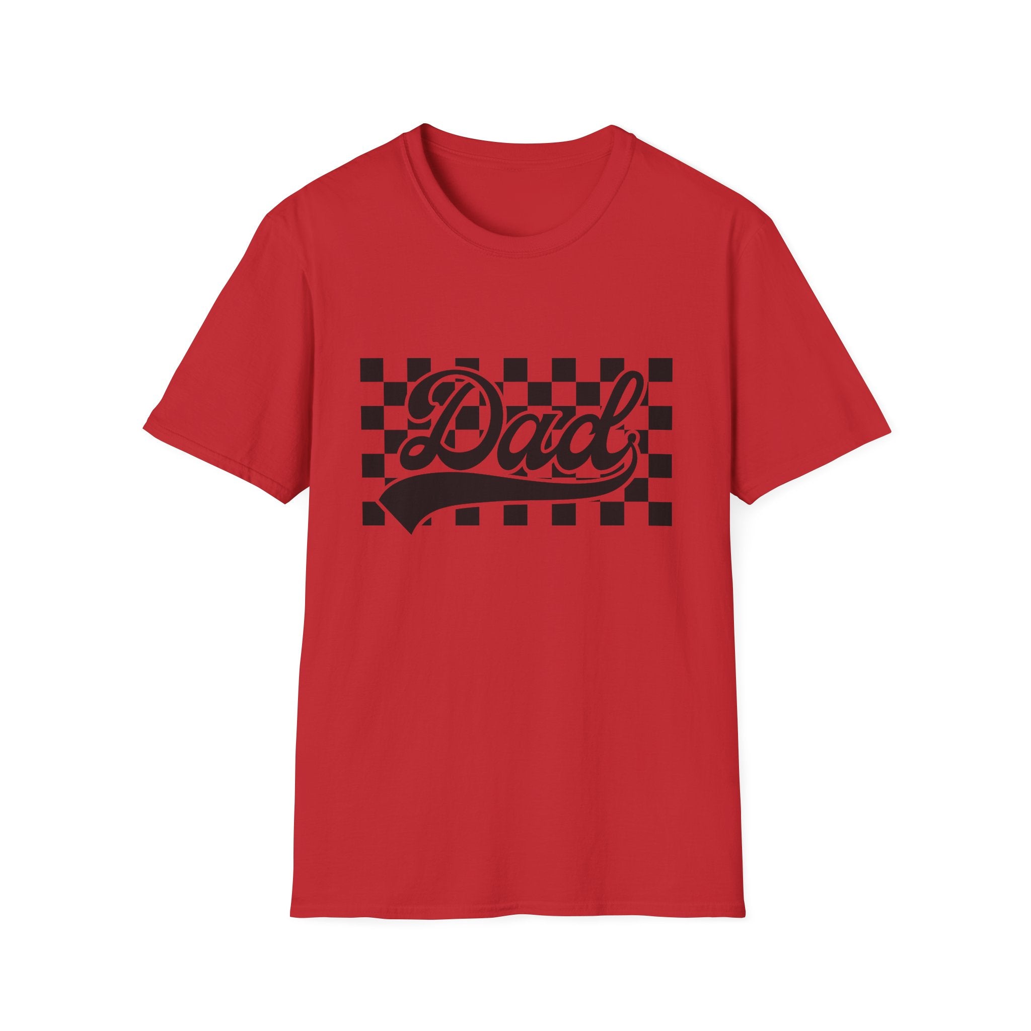 Dad Checkerboard Script T-Shirt