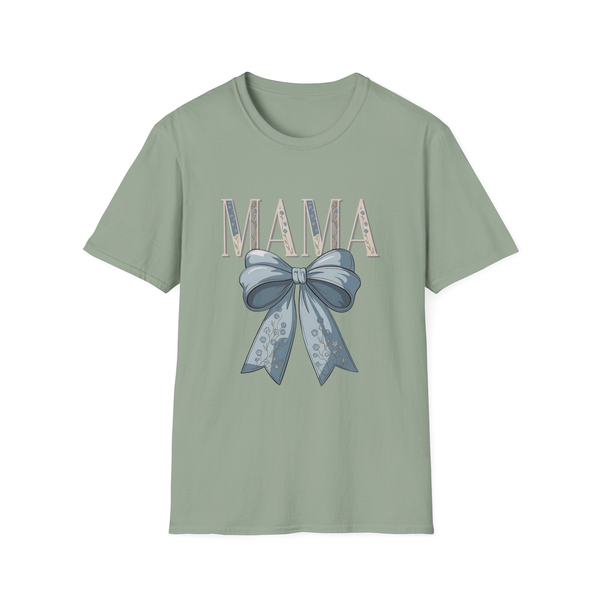 Mama with Blue Ribbon T-Shirt