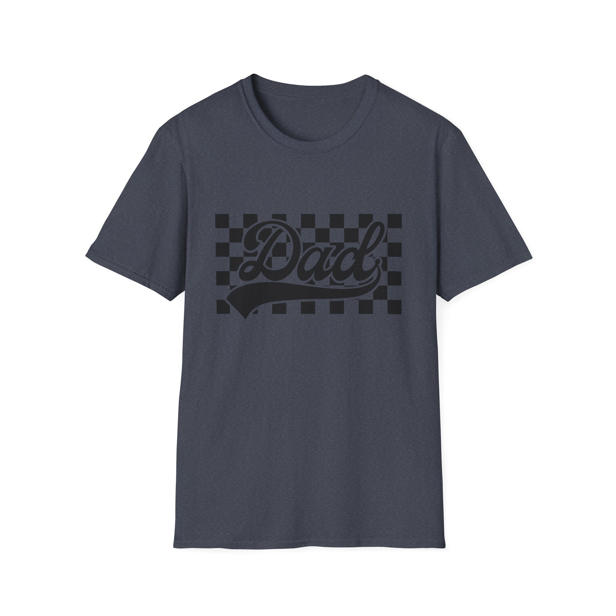 Dad Checkerboard Script T-Shirt