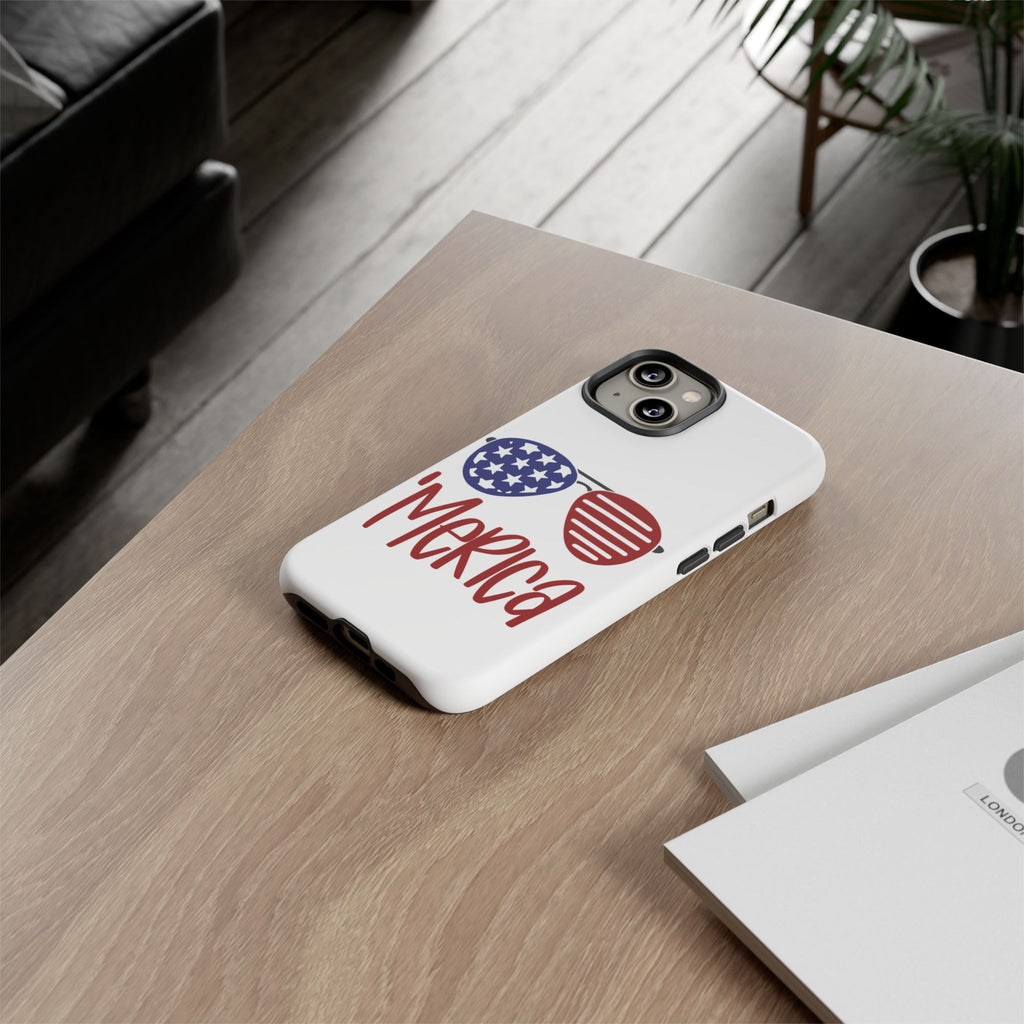 Merica Sunglasses Phone Case | American Flag Aviator Patriotic