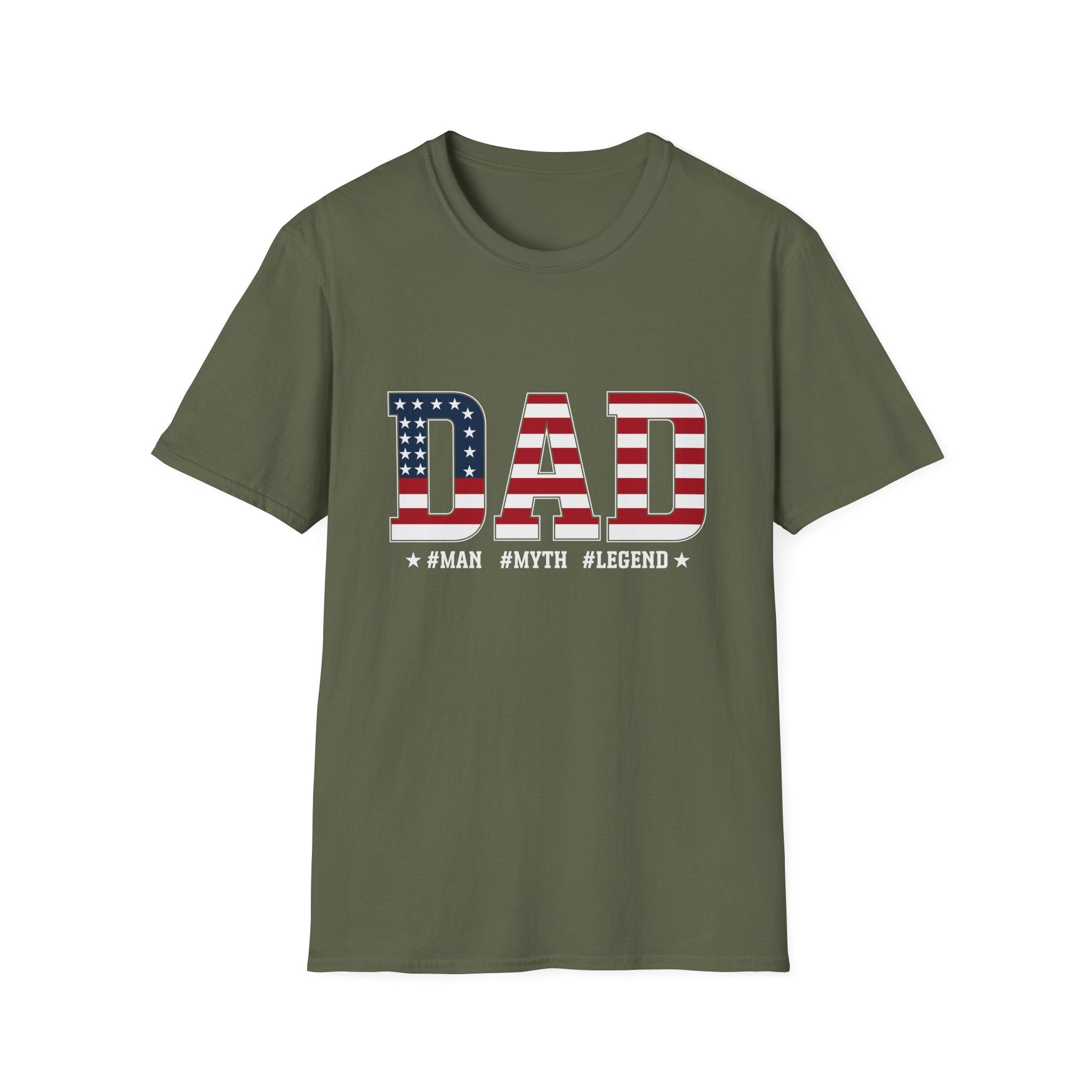 American Flag DAD T-Shirt