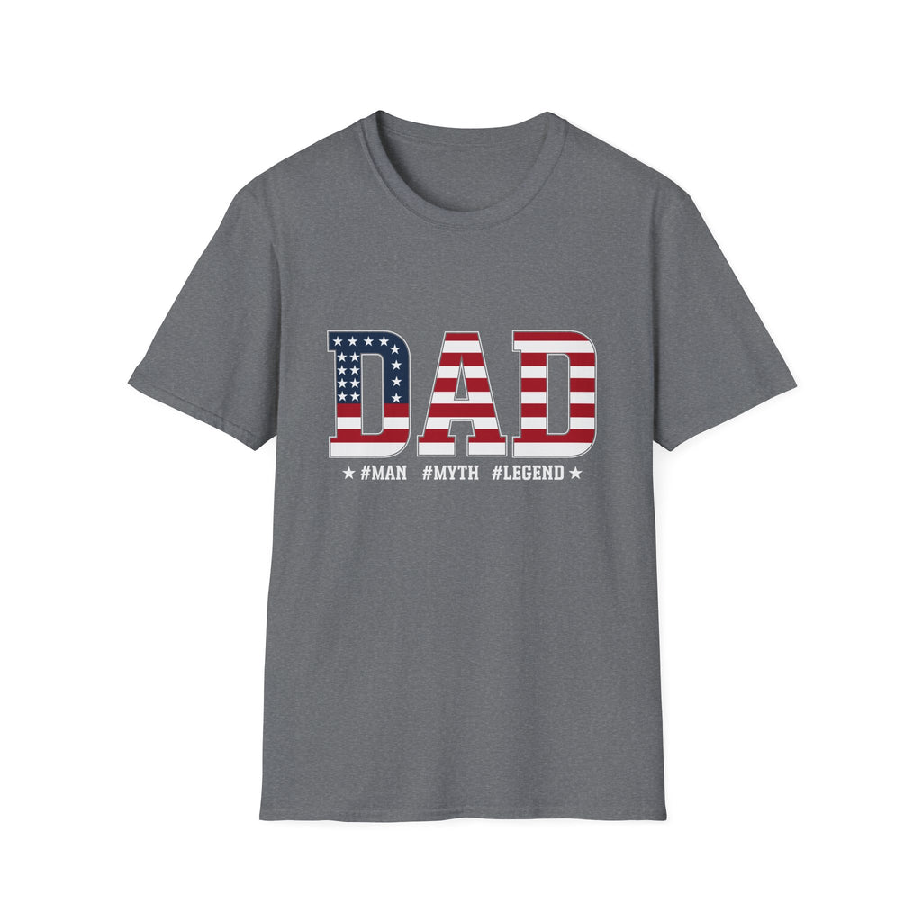 American Flag DAD T-Shirt
