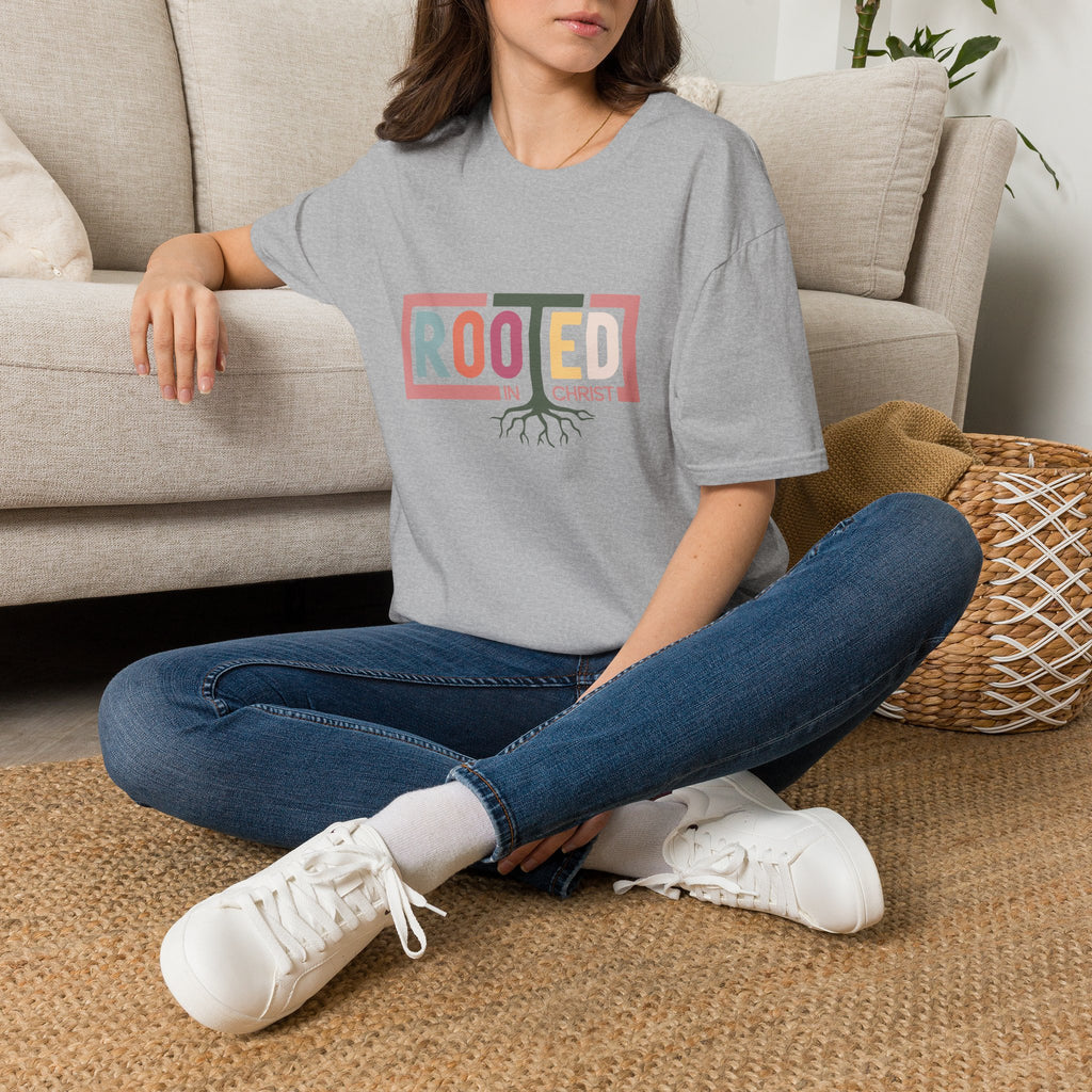 Rooted in Christ T-Shirt | Christian Faith Tee
