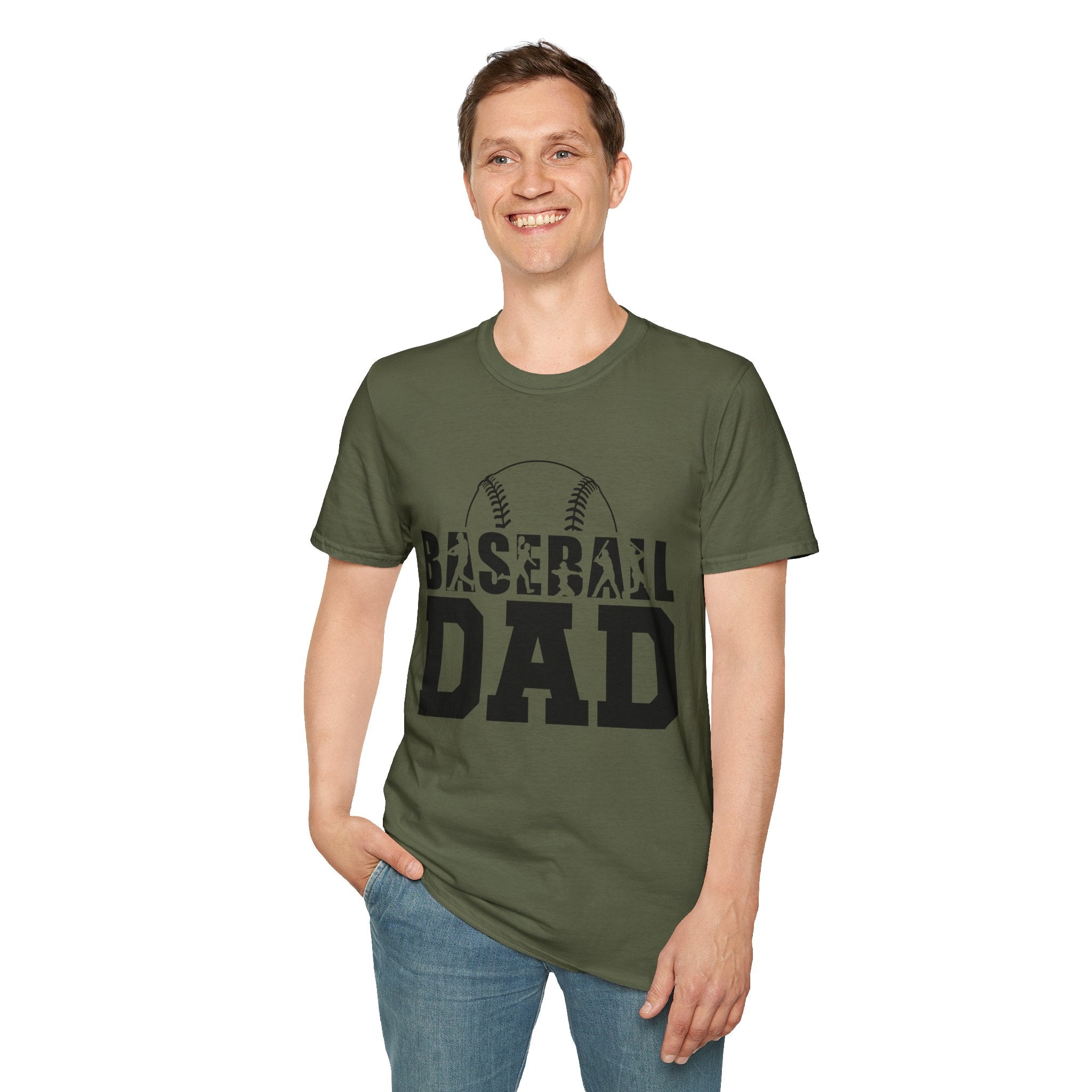 Baseball Dad T-Shirt | Baseball Graphic, Sports Family Tee