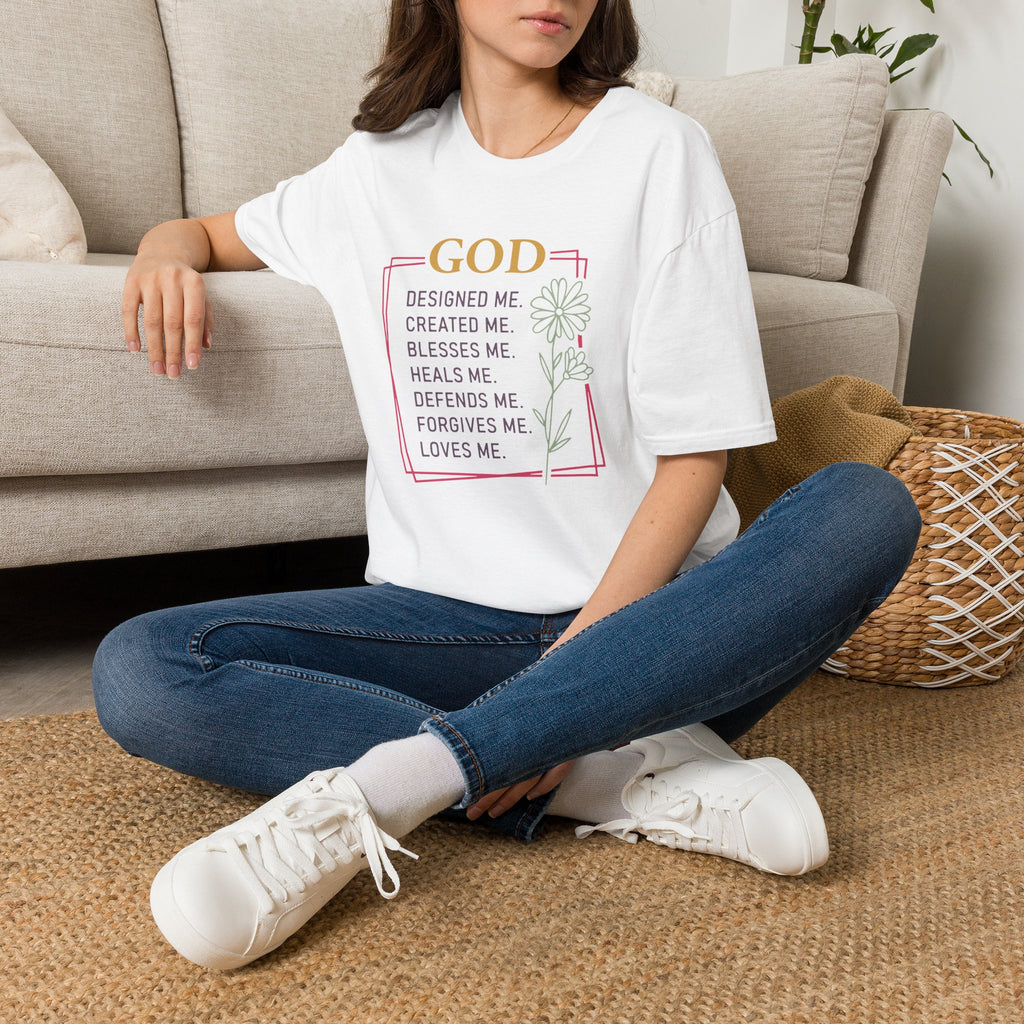 God Designed Me Created Me Blesses Me T-Shirt