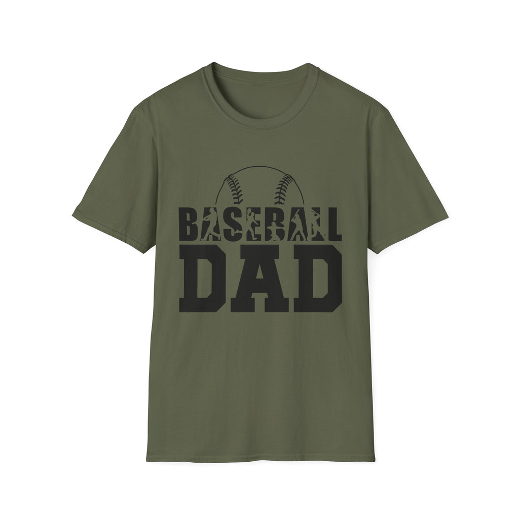 Baseball Dad T-Shirt | Baseball Graphic, Sports Family Tee