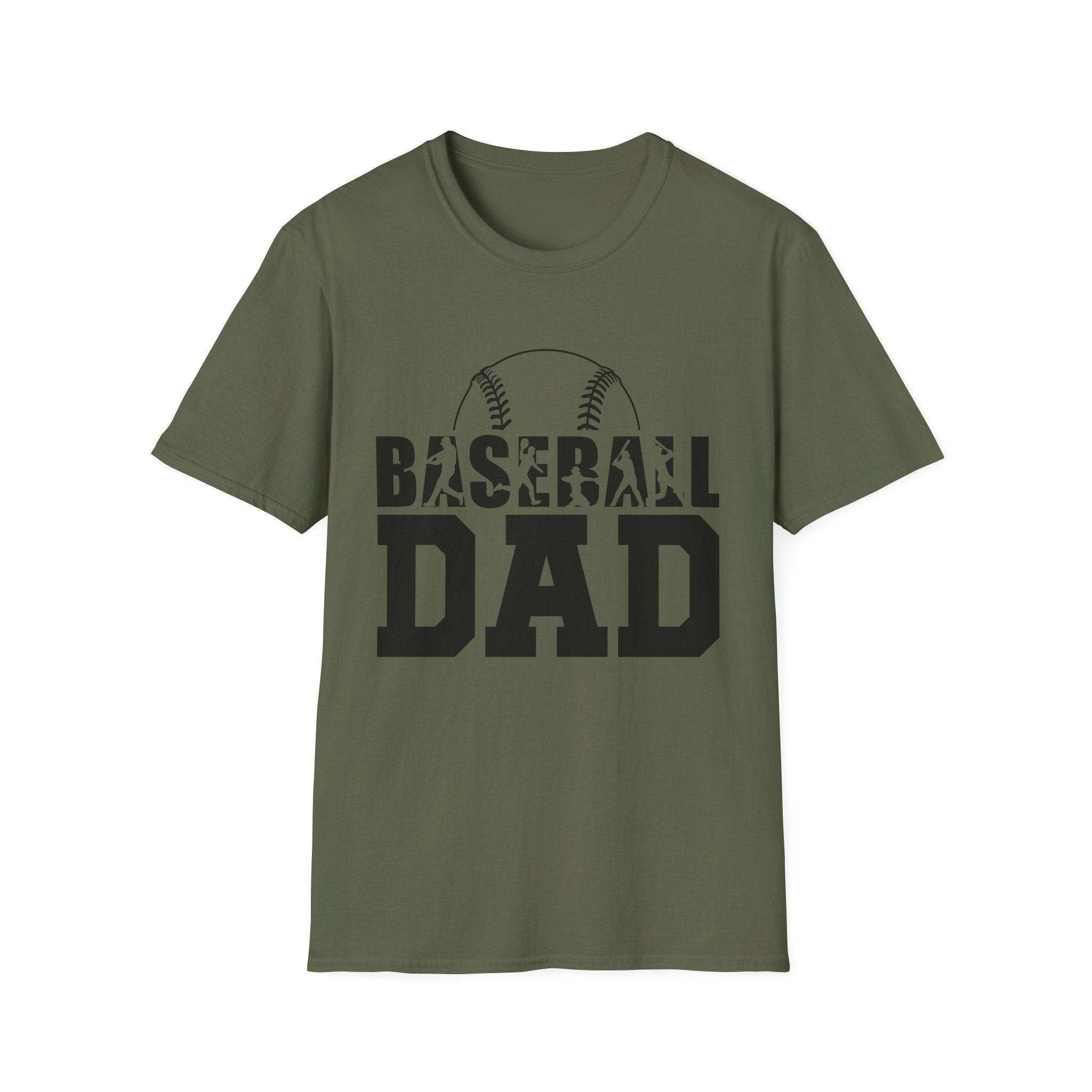 Baseball Dad T-Shirt | Baseball Graphic, Sports Family Tee
