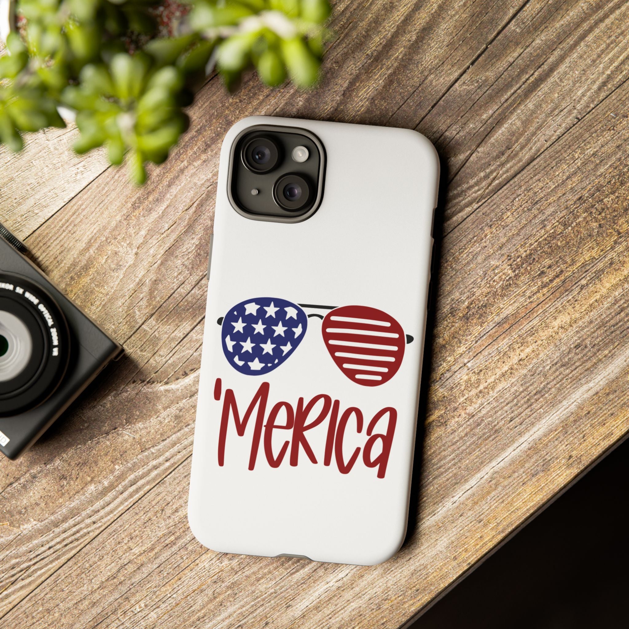Merica Sunglasses Phone Case | American Flag Aviator Patriotic