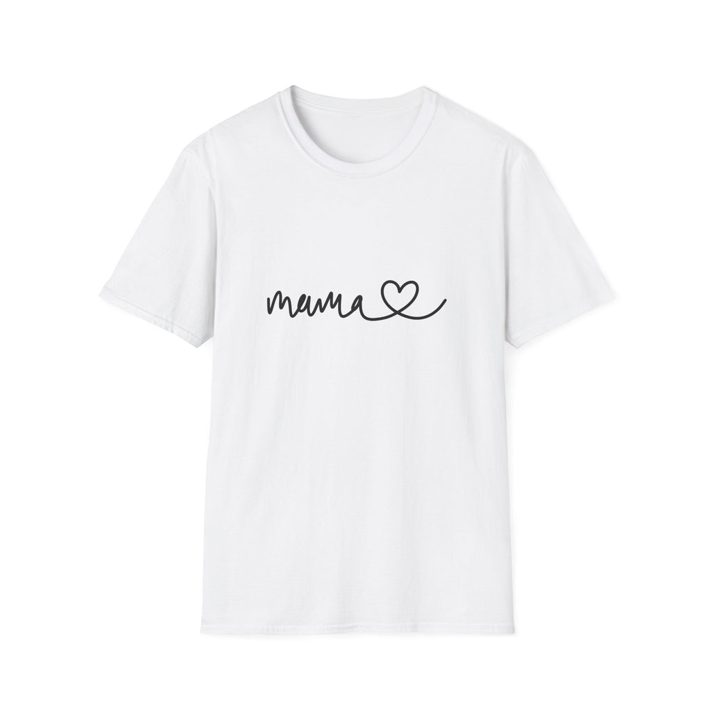 Mama Script Heart T-Shirt