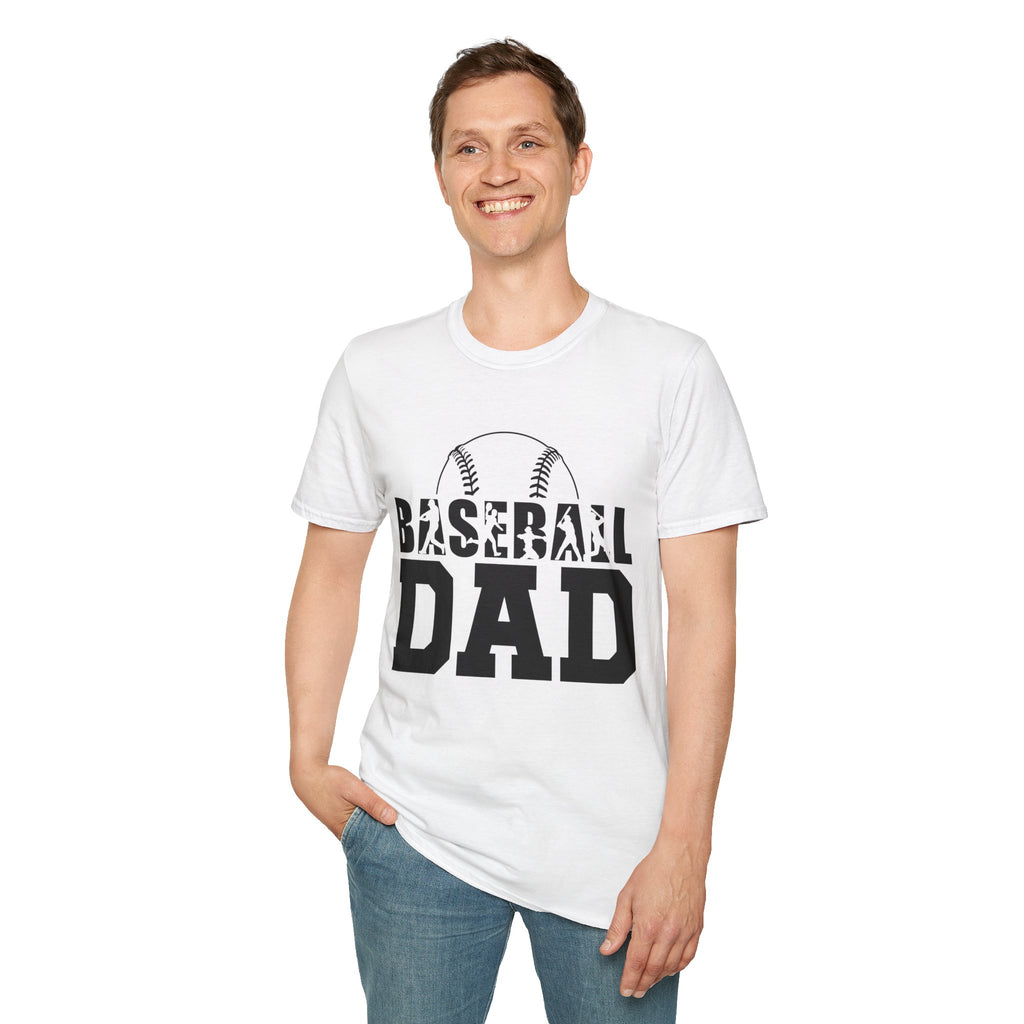 Baseball Dad T-Shirt | Baseball Graphic, Sports Family Tee