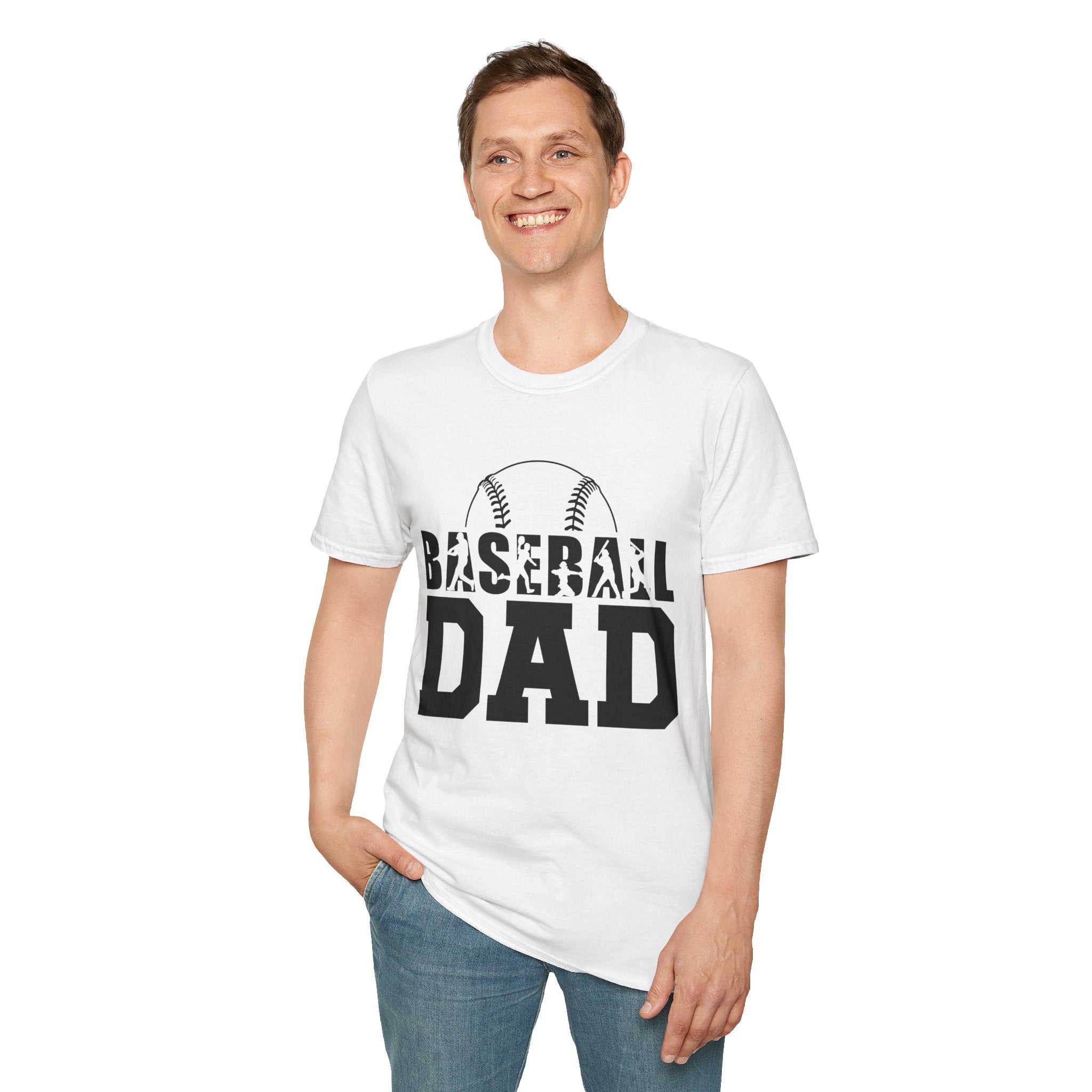 Baseball Dad T-Shirt | Baseball Graphic, Sports Family Tee