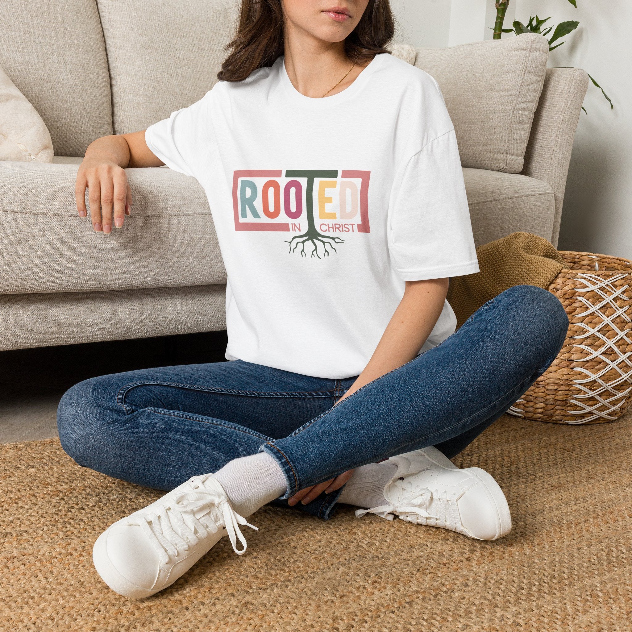 Rooted in Christ T-Shirt | Christian Faith Tee